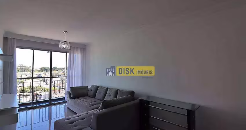 Apartamento com 3 dormitórios para alugar, 90 m² por r$ 3.364,00/mês - centro - são bernardo do campo/sp