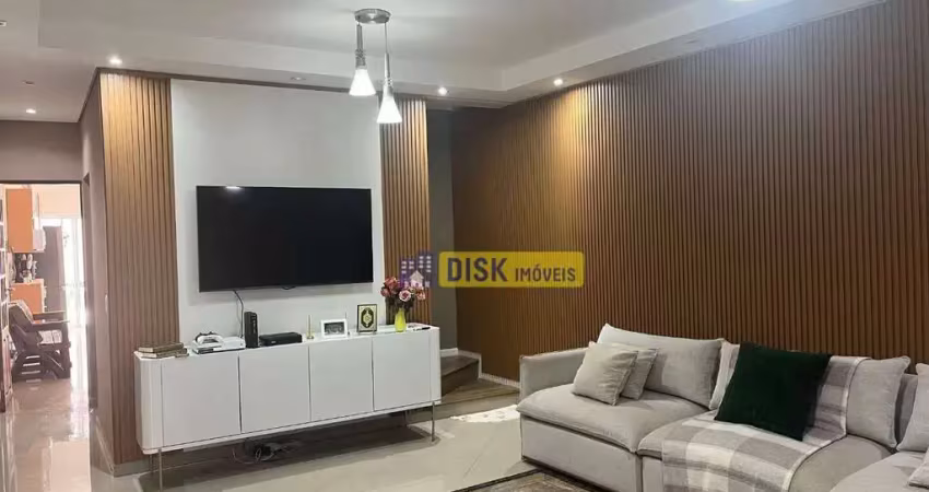 Sobrado com 3 dormitórios, 160 m² - venda por r$ 910.000,00 ou aluguel por r$ 5.695,00/mês - vila euclides - são bernardo do campo/sp
