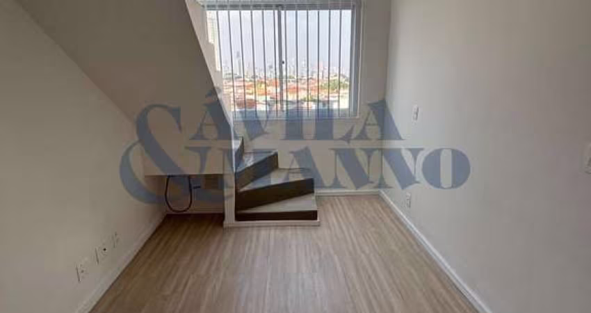 Cobertura à venda na Mooca: 1 quarto, sala, cozinha e 1 banheiro em São Paulo-SP