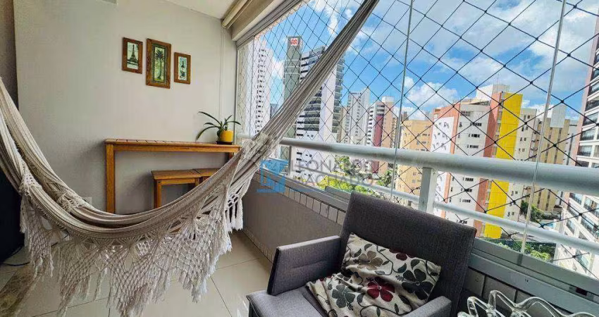 Apartamento com 3 dormitórios à venda, 110 m² por R$ 899.000 - Cocó - Fortaleza/CE