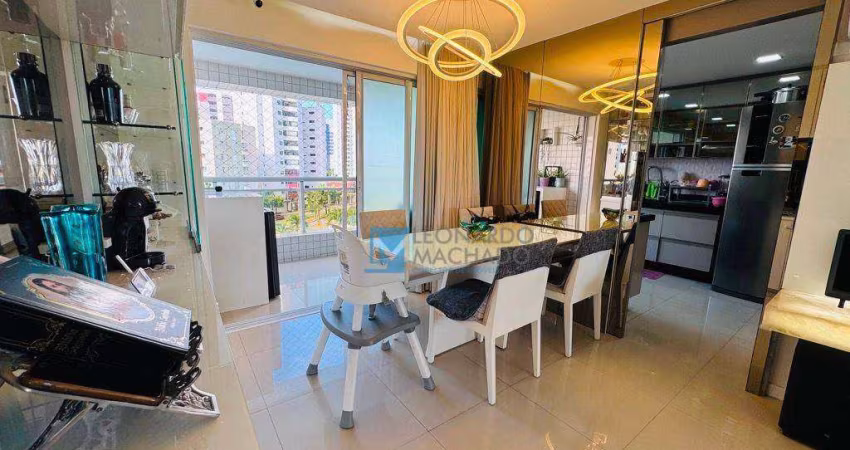 Apartamento com 2 dormitórios à venda, 95 m² por R$ 899.000 - Cocó - Fortaleza/CE