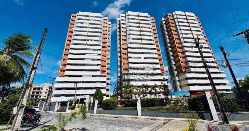 Apartamento com 3 dormitórios à venda, 114 m² por r$ 830.000 - cidade dos funcionários - fortaleza/ce