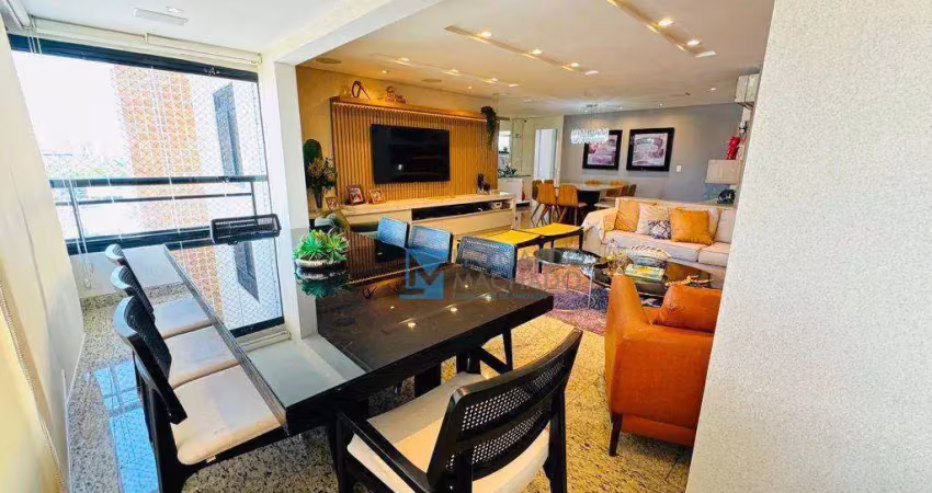 Apartamento com 3 dormitórios à venda, 153 m² por r$ 1.000.000 - guararapes - fortaleza/ce