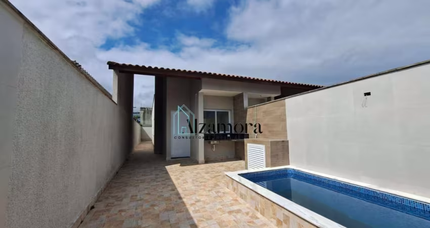 Casa Geminada 2 dormitórios com piscina no savoy em Itanhaém/SP