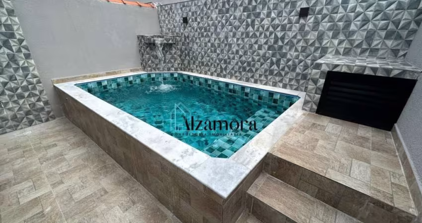 Casa com 3 dormitórios, sendo 2 suítes e piscina!