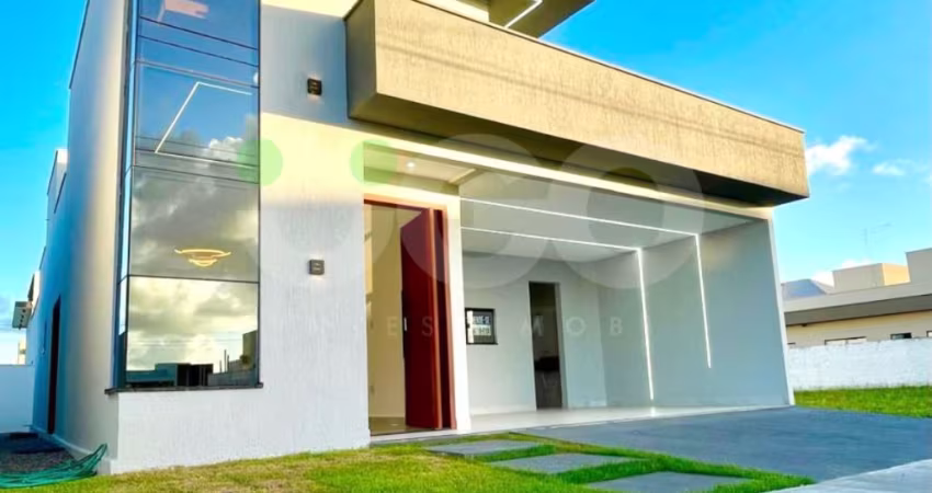 Casa com ótimo padrão de acabamento no Ecoville 2