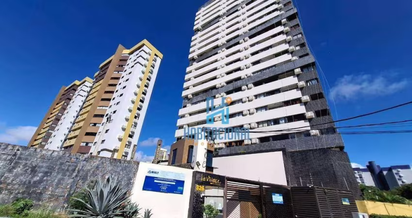 Apartamento com 3 dormitórios para alugar, 98 m² por R$ 3.774,87/mês - Tirol - Natal/RN
