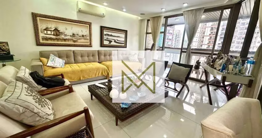 Apartamento com 4 dormitórios à venda, 177 m² por r$ 3.290.000,00 - barra da tijuca - rio de janeiro/rj