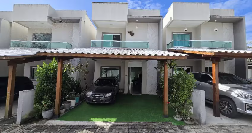 Casa duplex com 4 quartos, 2 suítes, 2 vagas - recreio ipitanga - lauro de freitas/ba.
