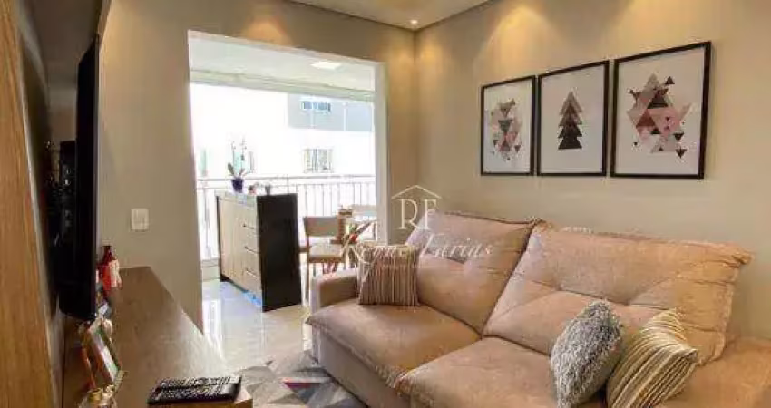 Apartamento com 2 dormitórios para alugar, 64 m² por r$ 5.266,00/mês - continental - osasco/sp