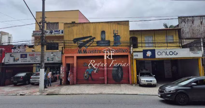 Galpão com mezanino para alugar, 188 m² por r$ 6.429/mês - umuarama - osasco/sp