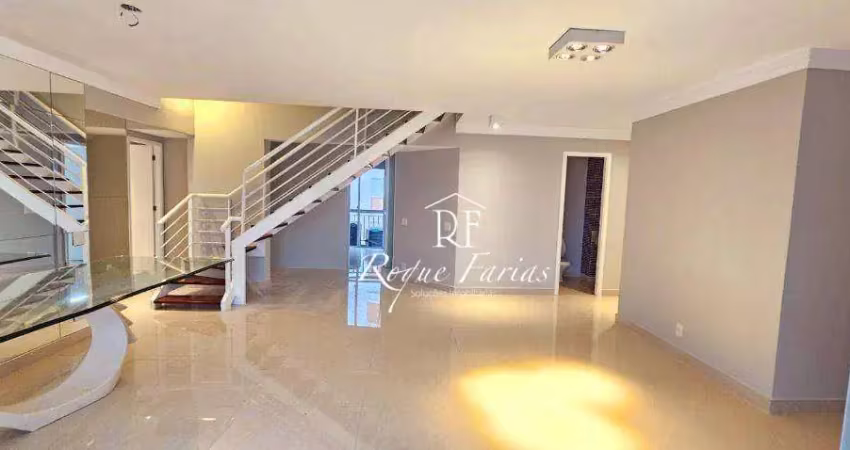 Cobertura com 3 dormitórios à venda, 300 m² por r$ 2.500.000,00 - vila são francisco - são paulo/sp