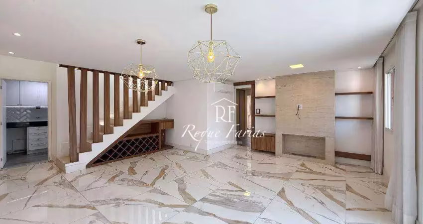 Cobertura com 3 dormitórios, 233 m² - venda por r$ 2.150.000,00 ou aluguel por r$ 12.930,00/mês - vila são francisco - são paulo/sp