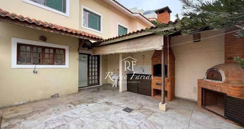 Sobrado com 3 dormitórios para alugar, 146 m² por r$ 7.399,00/mês - vila são francisco - são paulo/sp