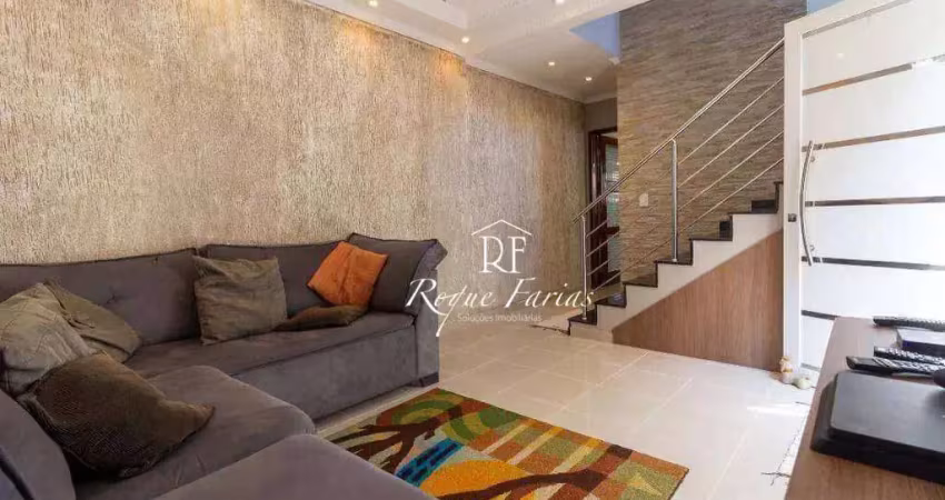 Sobrado com 3 dormitórios à venda, 160 m² por r$ 750.000,00 - santo antônio - osasco/sp