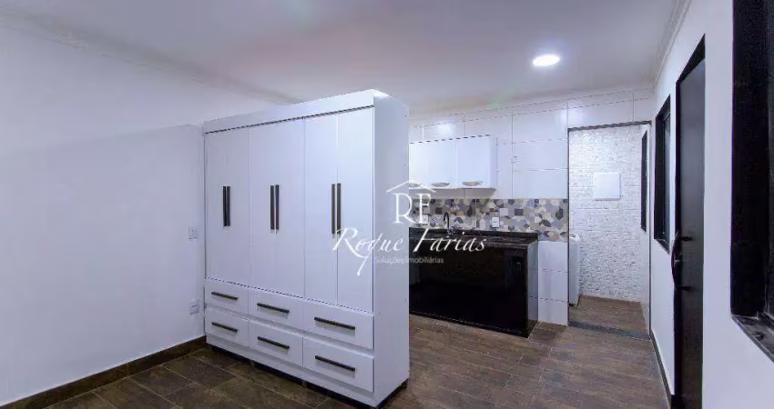 Apartamento com 1 dormitório para alugar, 20 m² por r$ 2.500,00/mês - jaguaré - são paulo/sp