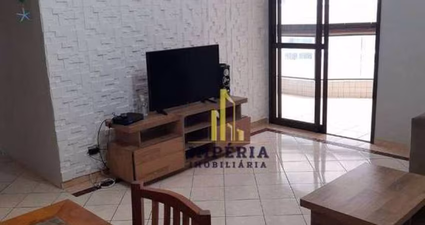 Apartamento com 3 dormitórios à venda, 107 m² por R$ 630.000,00 - Aviação - Praia Grande/SP