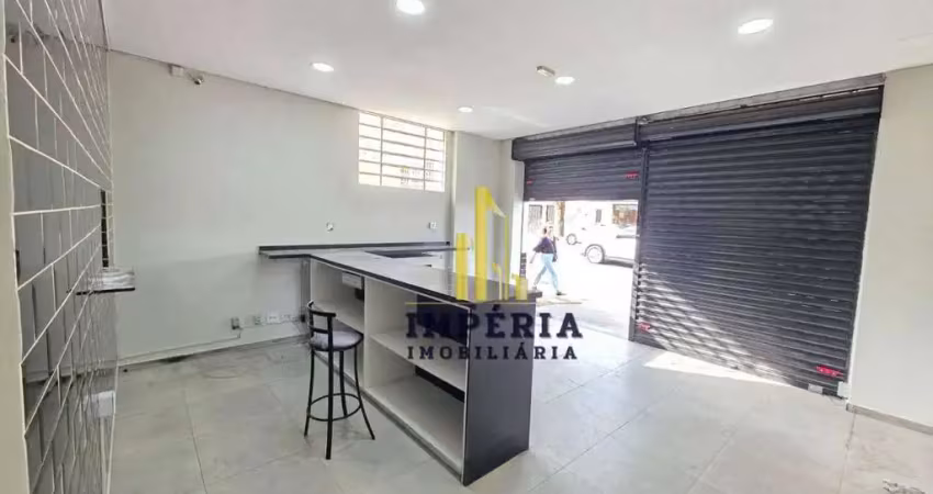 Excelente salão comercial para locação com aproximadamente 120 m2, localizado no centro- jundiaí s/p