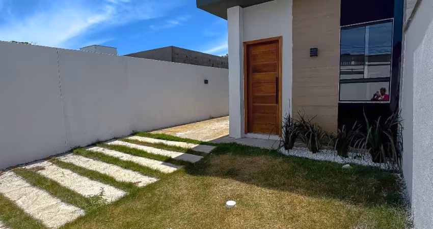CASA LINEAR COM MEGA QUINTAL - 3 QUARTOS/SUÍTE EM SÃO FRANCISCO JACARAIPE