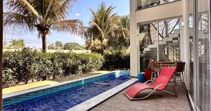 Casa em condomínio fechado com 4 quartos à venda no Jardins Barcelona, Uberlândia 