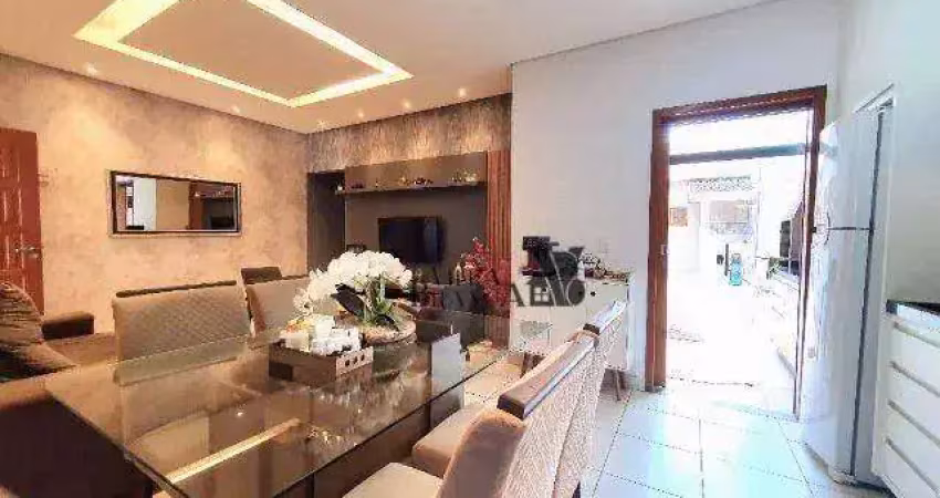 Casa com 3 dormitórios, 120 m² - venda por r$ 720.800,00 ou aluguel por r$ 5.500,00/mês - villa branca - jacareí/sp