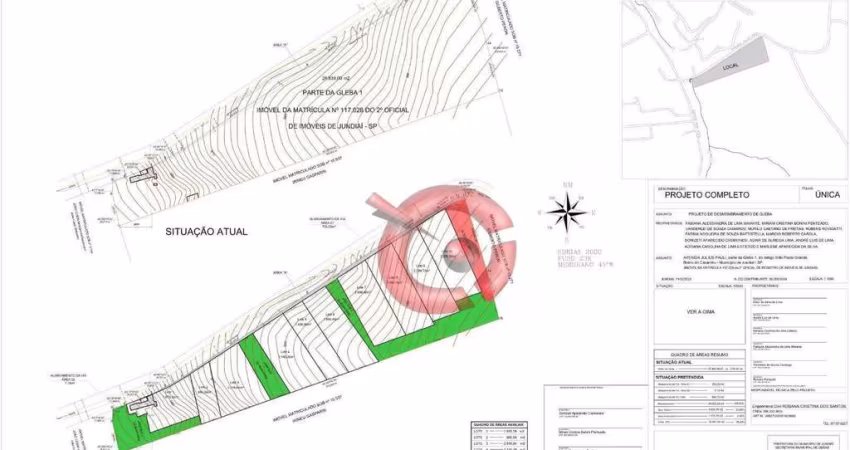 Terreno à venda, 2090 m² por R$ 750.000,00 - Caxambu - Jundiaí/SP