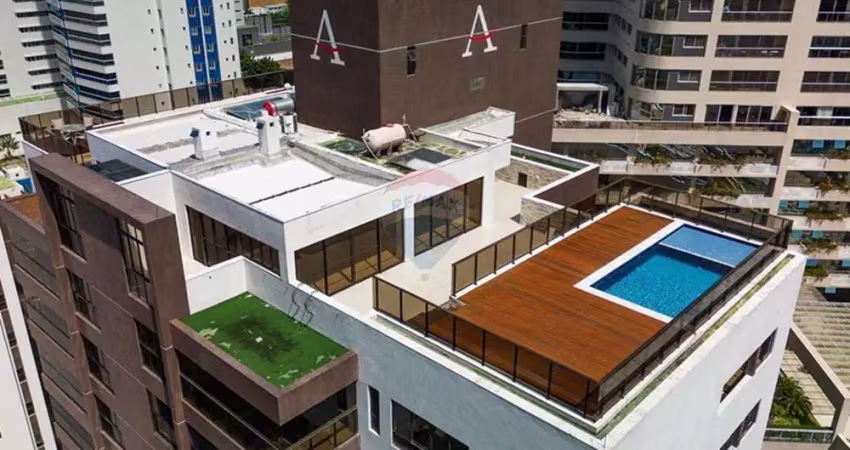 Cobertura com vista mar definitiva, sendo 520m2 e 4 suítes + dce no edf. fontana di mare, altiplano