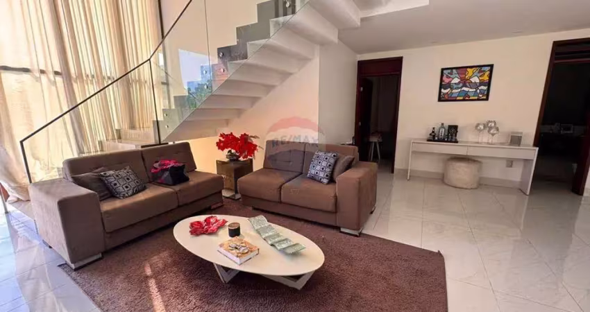 Condomínio bosque de intermares - casa mobiliada com 5 suítes + dce