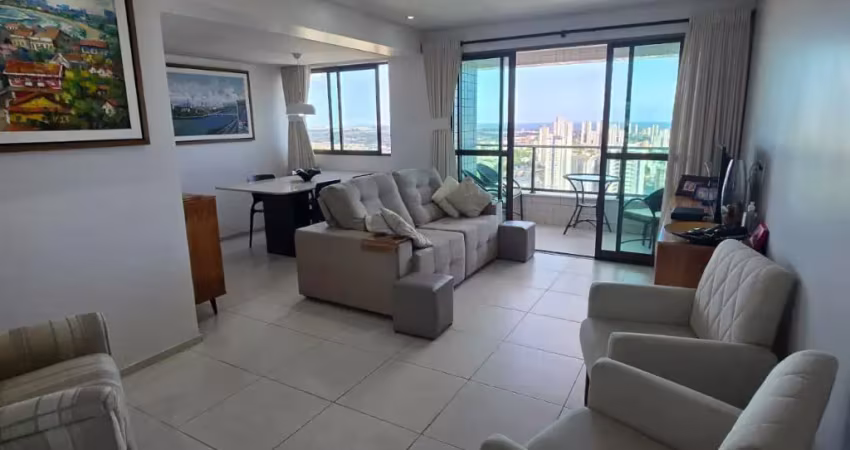 Apartamento à venda com 130 metros quadrados, 4 suítes em casa amarela - padrão moura dubeux