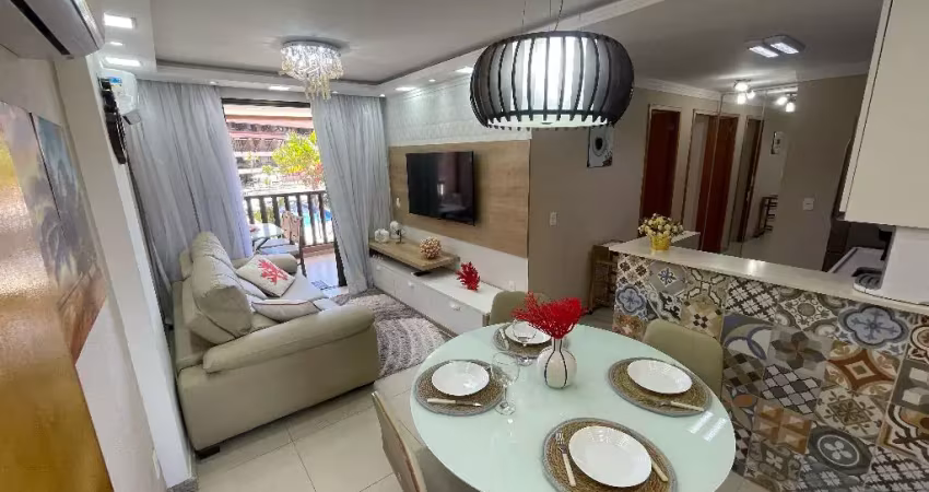 Apartamento mobiliado a venda no oka beach residence 02 quartos em muro alto- ipojuca pe