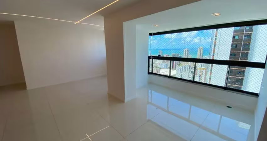 Apartamento para aluguel com 124 m², com 3 suítes andar alto em boa viagem - recife - pe