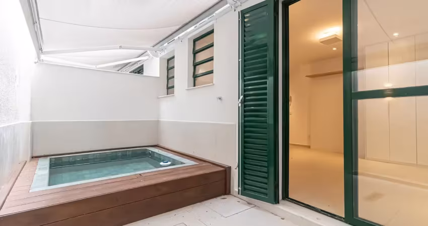 D08-copacabana-bairro peixoto, rj-apto mobiliado  39m², 1qto/suíte, 1wc, piscina hidro-cromoterapia