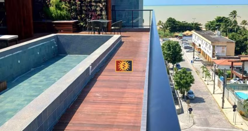 Vendo Apartamento, Porteira Fechada, Vista Mar, com 02 suítes no bairro Cabo Branco em João Pessoa