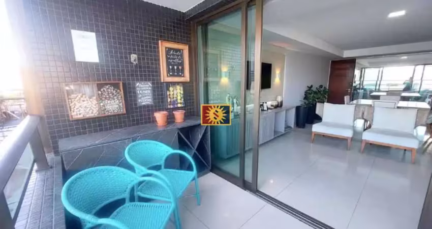 Apartamento mobiliado para vender com 03 quartos 3 suítes no bairro jardim oceania em joão pessoa