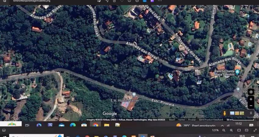 Terreno à venda, 3294 m² por r$ 150.000 - jardim cinco lagos de santa maria - mairiporã/sp