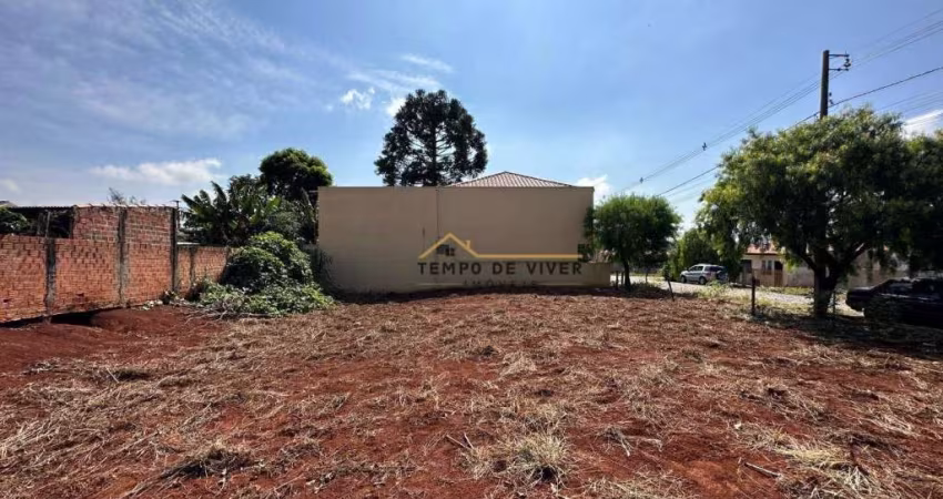 Terreno à venda, 240 m² por R$ 75.000,00 - Bom Jesus - Siqueira Campos/PR