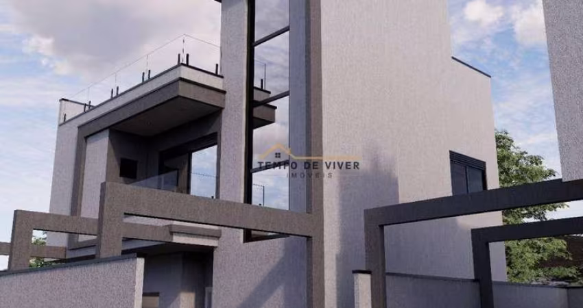 Sobrado com 3 dormitórios à venda, 148 m² por R$ 1.070.000,00 - Hauer - Curitiba/PR