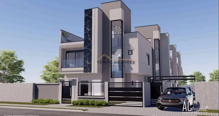 Sobrado com 3 dormitórios à venda, 127 m² por R$ 898.000,00 - Capão Raso - Curitiba/PR