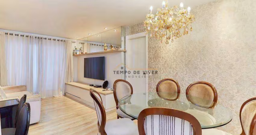 Apartamento com 3 dormitórios à venda, 80 m² por r$ 898.900,00 - portão - curitiba/pr