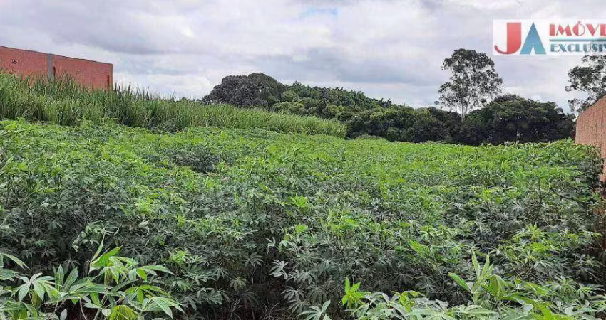 Terreno à venda, 1000 m² por r$ 180.000,00 - jundiaquara - araçoiaba da serra/sp