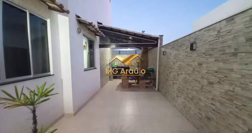 Apartamento com área externa, 02 quartos, mantiqueira, bh