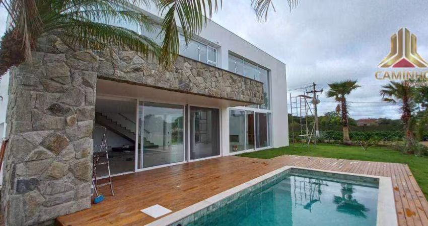 Vendo casa nova no Ilhas Park de Eldorado, casa de quatro suítes e 470,00 m² de área construída