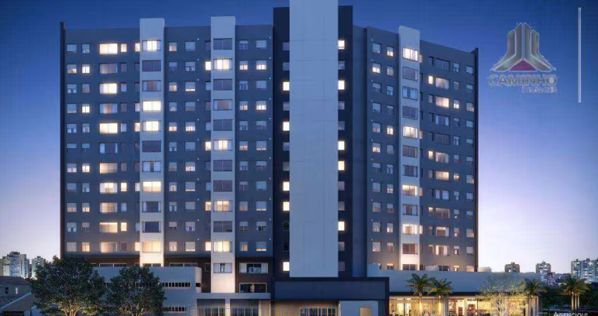 Vendo apartamento novo de dois dormitórios, suíte, garagem e elevador no Bairro Partenon em Porto Alegre