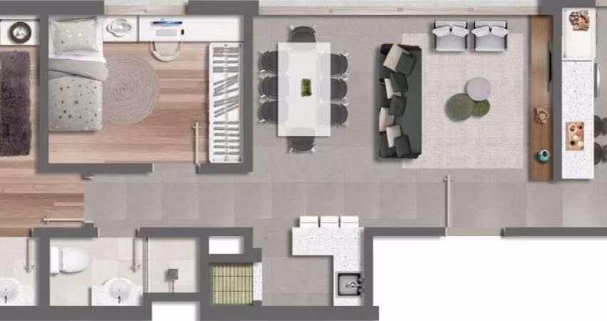 Apartamento com 2 quartos à venda na Avenida João Wallig, 324, Passo da Areia, Porto Alegre
