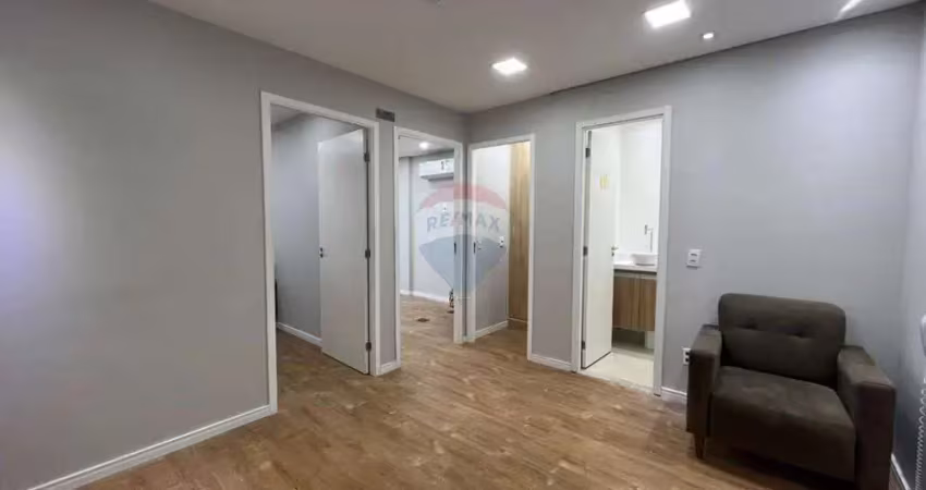 Sala comercial de 38,50 m² para locação, totalmente acabada e mobiliada com ótima localização no moderno conjunto cidade viva office.