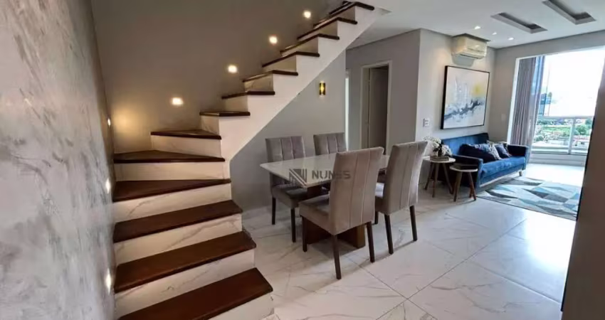 Cobertura com 3 dormitórios à venda, 140 m² por r$ 760.000,00 - santa terezinha - juiz de fora/mg