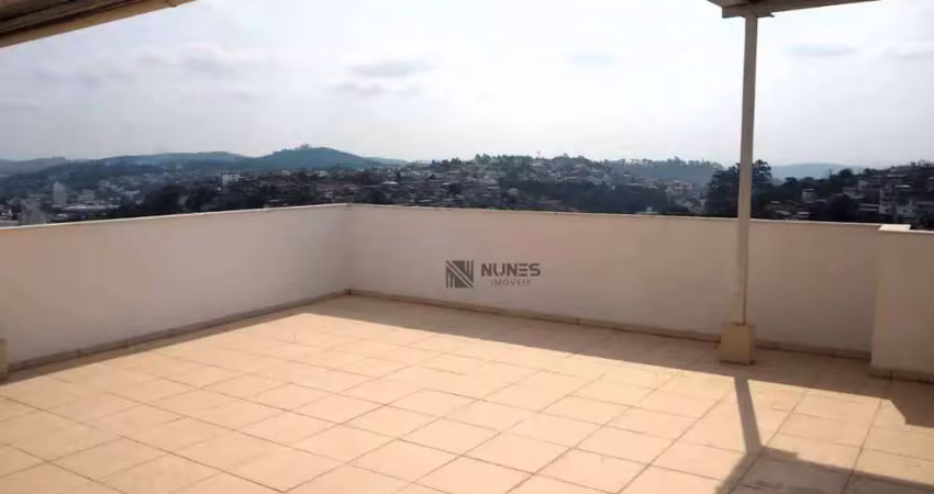 Cobertura com 2 dormitórios à venda, 79 m² por r$ 259.000 - martelos - juiz de fora/mg