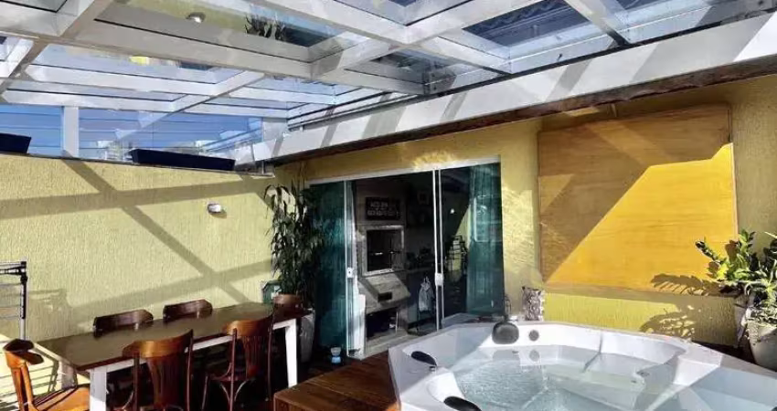 Cobertura com 2 dormitórios à venda, 120 m² por r$ 789.000,00 - campestre - santo andré/sp