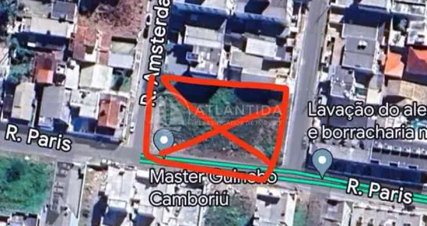 Terreno 1400m² frente para 3 ruas - santa regina - camboriú