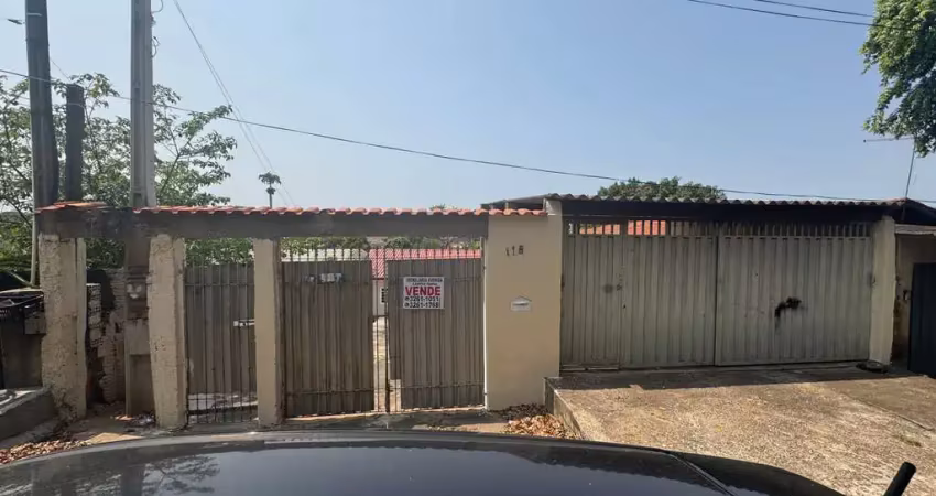 Casa à venda 3 dormitórios - amplo quintal na frente - lote com 310m² - jardim santa rosa, campinas